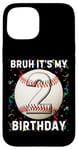 iPhone 15 It's My 2nd Birthday Baseball 2 Year Old Boy Girl Case