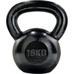 Scsports - Kettlebell - 16 kg Fonte Surface Texturée en Noir - Haltère à Boule Poids pour Entraînements de Fitness et Musculation à Domicile ou Gym