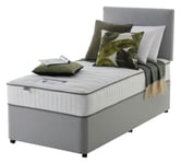 Silentnight Middleton Single Memory Divan Bed - Grey