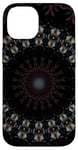 iPhone 14 Dark Fantasy Mandala Pattern Dusty Pink And Blue Case