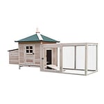 PawHut Chicken Coop D51-092 970 x 1960 x 760 mm Cream