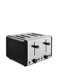 Tower Sera Black 4 Slice Toaster