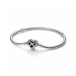 Pandora Moments Sparkling Infinity Heart Clasp Snake Chain rannekoru 16 cm 592645C01