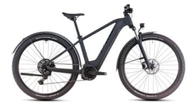 Vtt electrique semi rigide cube reaction hybrid performance 500 allroad shimano cues 9v 500 wh 27 5   noir night 2025