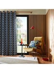 Orla Kiely Linear Stem Lined Eyelet Curtains