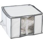 Housse rangement sous vide avec boîte de rangement, Soft Box s, 75% d'économie de place, protège les textiles de l'humidité et des mites, Plastique,