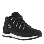 Baskets montantes Timberland noir et à lacets ronds tressés