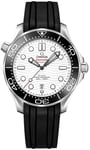 Omega 210.32.42.20.04.001 Seamaster Diver 300M Vit/Gummi Ø42 mm