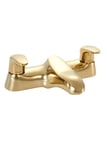 Deva ADORE108/501 Adore Gold Deck Mounted Bath Filler Mixer Tap