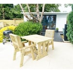 Heavy Duty Table and Chair Set (2 Seater)