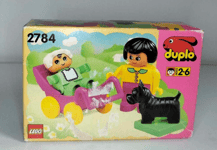 Lego 2784 Rare Lego Duplo Mother and Baby Vintage - Boîte scellée mais abîmée