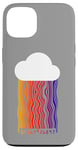 iPhone 13 Cloud with Rainbow Rain Code Wave Case