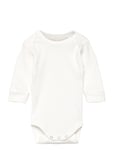 Baby Body Long Sleeve Cotton White Little B