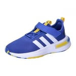 adidas Unisex Racer TR23 Shoes Kids Running, Team Royal Blue/White/Yellow, 13.5 UK