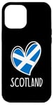 iPhone 13 Pro Max UK Scotland Cute Heart Scottish Flag Kids Girls Case