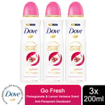 Dove Advanced Care Antiperspirant 72H Protection Deodorant Spray for Women,200ml