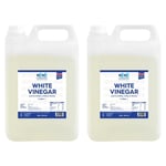 2x 5L White Vinegar Distilled for Glass Cleaning Cooking Pickling Stain Remover