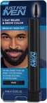 Just For Men 1-Day Beard and Brow Colour Brush, For Instant 1-Step Grey For A