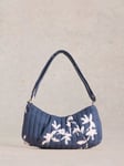 White Stuff Zoe Abstract Print Sling Bag, Navy