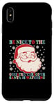 iPhone XS Max Nurse Christmas Santa Nice To The Geriatric Care Giver Case