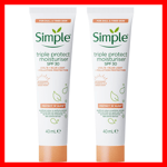 PROTECTIVE Simple Triple Protect Moisturiser SPF30 40ml [Pack of 2]