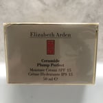 Elizabeth Arden Ceramide Plump Perfect Moisture Cream SPF15 50ml SEALED