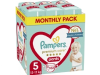 Pampers Premium Care Blöjor-Blöjor, Storlek 5, 102st, 12-17kg