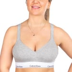 Calvin Klein BH 2P Modern Cotton Bralette Lift Grå X-Small Dame