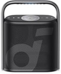 Motion X500 Enceinte Bluetooth portable, audio spatial immersif sans fil, 3 x détaillés, Hi-Res sans fil, 3 pilotes, lumière harmonique ascendante (reconditionné)