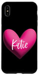 Coque pour iPhone XS Max Katie Rose Nom Cœur Love Femme Fille Amie Kate