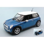 MINI COOPER 2001 BLUE/WHITE 1:18 MotorMax Auto Stradali