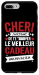 Coque pour iPhone 7 Plus/8 Plus Tee Shirt Saint Valentin Cheri Amour Amoureux Couple Humour