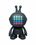 Lexibook iParty - Enceinte San fil Stéréo, 3W, son puissant, lumières LEDs, prise jack, Aux-in JACK, USB, carte SD, batterie rechargeable, noir, BTLS300