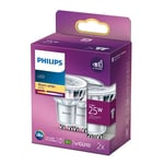 Philips LED CorePro 3,1W (25W) GU10 215lm 2700K 2-pack