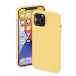 Hama iPhone 12 Pro Max Case Compatible with MagSafe MagCase Finest Feel Pro for Apple iPhone 12 Pro (Magnetic Case for Induction Charging, Scratch and Dirt, Silky Matte TPU) Yellow