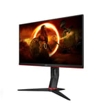 AOC Gaming 24G2SP Écran FHD 24" 165 Hz, 1 ms, FreeSync Premium (1920 x 1080, VGA, HDMI, DisplayPort) Noir/Rouge