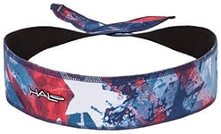 Halo Headband Halo I - Bandeau anti-transpiration à nouer sur mesure pour homme et femme, antidérapant avec tissu Dryline évacuant l'humidité, Stargazer