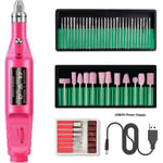 Lime a Ongle Electrique,56PCS Ponceuse pour Ongles Professionnel Ongles Manucure Machine 20000RPM Puissante et Silencieuse