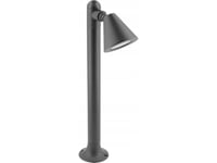 Gtv Garden Luminaire Lustino-P 50, Gu10, Max.20W, Ip44, Ac220-240V, 50-60Hz, Post, Graphite