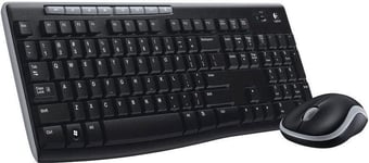 Logitech MK270 Wireless Keyboard and Mouse Combo for Windows, 2.4 GHz Wireless,