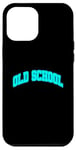 Coque pour iPhone 12 Pro Max Graphisme turquoise Graphique turquoise Old School