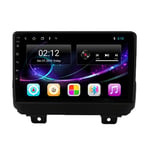 MGYQ Android 10.0 Car Radio Stereo Head Unit GPS Navigation Supports Bluetooth Voice Call/WIFI/Steering Wheel Control/1080P/FM/Hands-Free Calling, for Jeep Wrangler 2018-2019,Quad core,WIFI 1+32