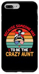 iPhone 7 Plus/8 Plus Crazy Aunt Auntie Woman Niece Retro Aunt Case