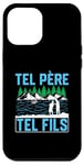 Coque pour iPhone 13 Pro Max Tel père tel fils accessoire pêcheur pêche humour