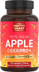 Apple Cider Vinegar Capsules - Boosted with Vegan Live Cultures, Turmeric & - &