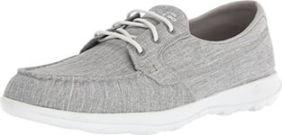 Skechers Women's Go Walk Lite-15433 Boat Shoe,Grey,9 UK (42 EU)