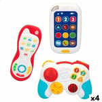 Ensemble de Jouets pour Bébés PlayGo 14,5 x 10,5 x 5,5 cm [4 Unités]