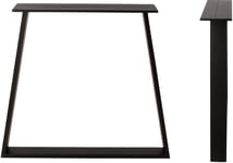 Trapez, Stel til Plankebord, sort, H71x78x15 cm, jern