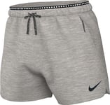 NIKE FB6870-012 M NK DF RUNDVN STRIDE 4IN SHRT Shorts Men's LT IRON ORE/REFLECTIVE SILV Size S