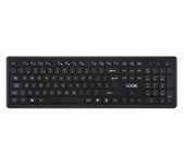 LOGIK LSLFSKB24 Silent Wireless Keyboard - Black, Black